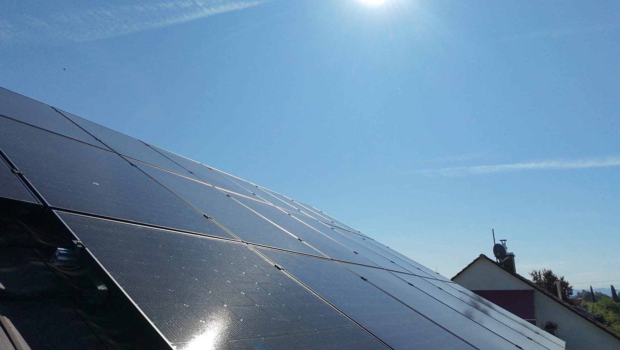 Photovoltaikanlage auf Wohnhaus